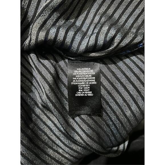 Alice + Olivia Amos Side Slit Blouse Blue Floral Size XS - Picture 6 of 7